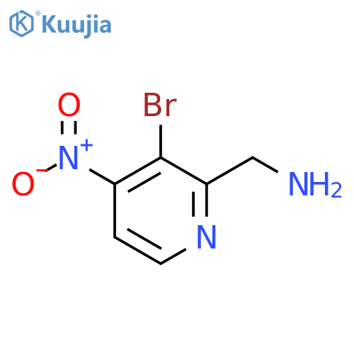 2-Aminomethyl-3-bromo-4-nitropyridine structure