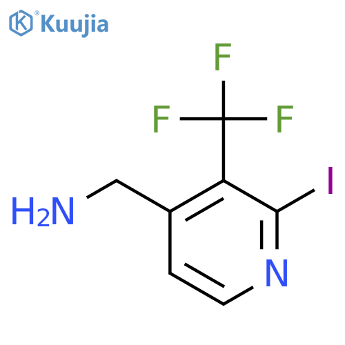 4-Aminomethyl-2-iodo-3-(trifluoromethyl)pyridine structure