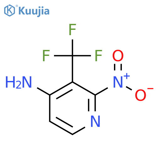 4-Amino-2-nitro-3-(trifluoromethyl)pyridine structure
