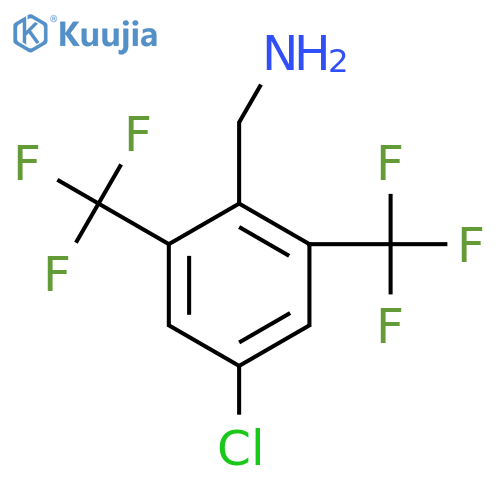 2,6-Bis(trifluoromethyl)-4-chlorobenzylamine structure