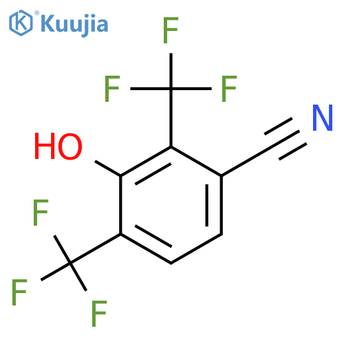 2,4-Bis(trifluoromethyl)-3-hydroxybenzonitrile structure