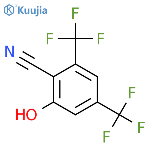 2,4-Bis(trifluoromethyl)-6-hydroxybenzonitrile structure