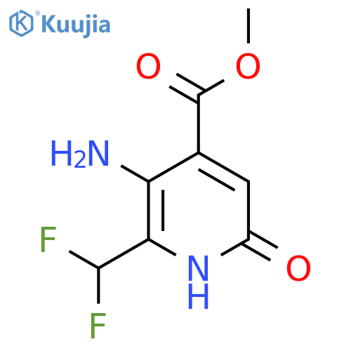 Methyl 3-amino-2-(difluoromethyl)-6-hydroxypyridine-4-carboxylate structure