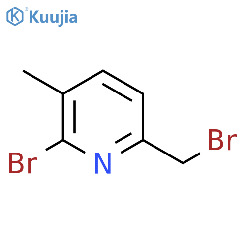 2-Bromo-6-bromomethyl-3-methylpyridine structure