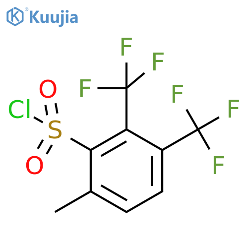 2,3-Bis(trifluoromethyl)-6-methylbenzenesulfonyl chloride structure
