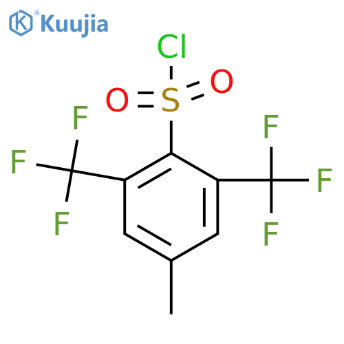 2,6-Bis(trifluoromethyl)-4-methylbenzenesulfonyl chloride structure