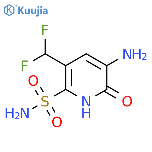 3-Amino-5-(difluoromethyl)-2-hydroxypyridine-6-sulfonamide structure