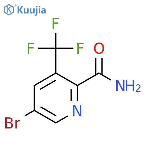 5-Bromo-3-(trifluoromethyl)picolinamide structure