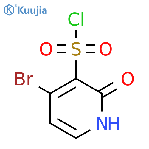 4-Bromo-2-hydroxypyridine-3-sulfonyl chloride structure