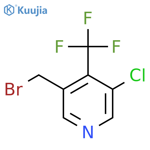 3-Bromomethyl-5-chloro-4-(trifluoromethyl)pyridine structure