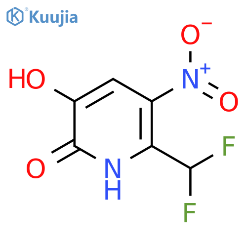 6-(Difluoromethyl)-2,3-dihydroxy-5-nitropyridine structure