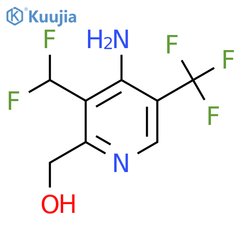 4-Amino-3-(difluoromethyl)-5-(trifluoromethyl)pyridine-2-methanol structure