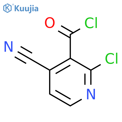 2-Chloro-4-cyanonicotinoyl chloride structure