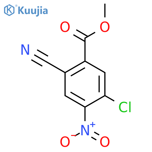 Methyl 5-chloro-2-cyano-4-nitrobenzoate structure