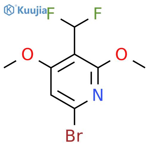 6-Bromo-3-(difluoromethyl)-2,4-dimethoxypyridine structure