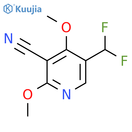 3-Cyano-5-(difluoromethyl)-2,4-dimethoxypyridine structure