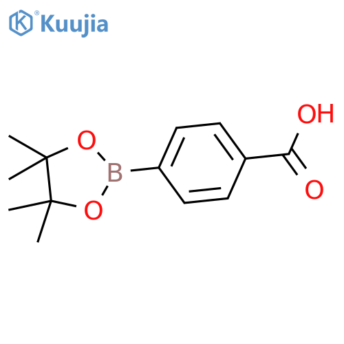 4-(tetramethyl-1,3,2-dioxaborolan-2-yl)benzoic acid structure
