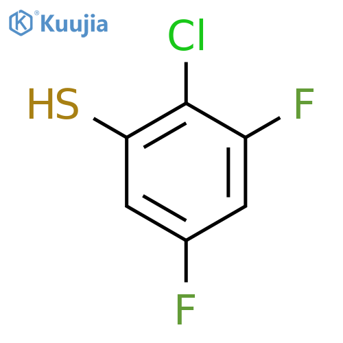 2-Chloro-3,5-difluorothiophenol structure