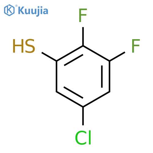 5-Chloro-2,3-difluorothiophenol structure