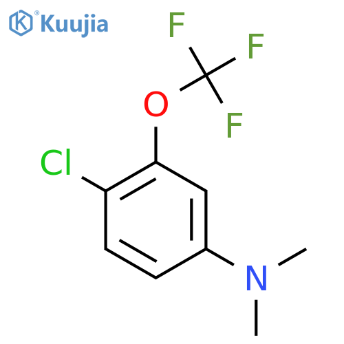 1-Chloro-4-dimethylamino-2-(trifluoromethoxy)benzene structure