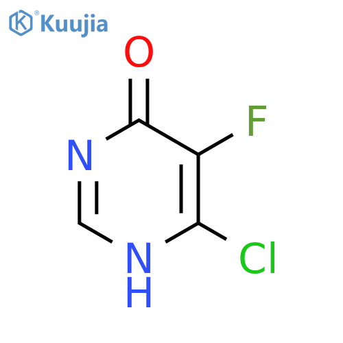 6-Chloro-5-fluoropyrimidin-4-ol structure