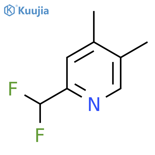 2-(Difluoromethyl)-4,5-dimethylpyridine structure
