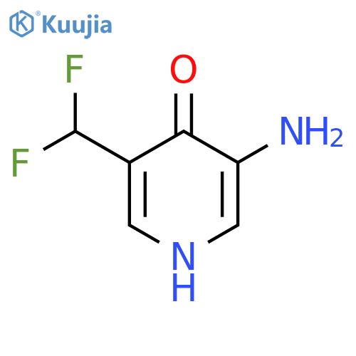 3-Amino-5-(difluoromethyl)-4-hydroxypyridine structure