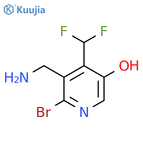 3-(Aminomethyl)-2-bromo-4-(difluoromethyl)-5-hydroxypyridine structure