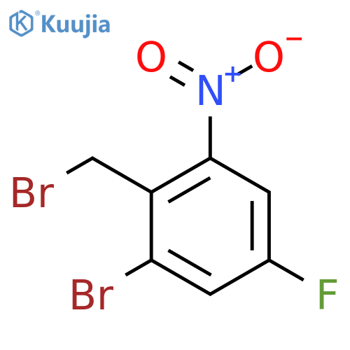 2-Bromo-4-fluoro-6-nitrobenzyl bromide structure
