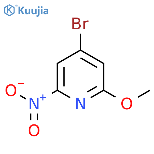 4-Bromo-2-methoxy-6-nitropyridine structure