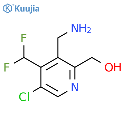 3-(Aminomethyl)-5-chloro-4-(difluoromethyl)pyridine-2-methanol structure
