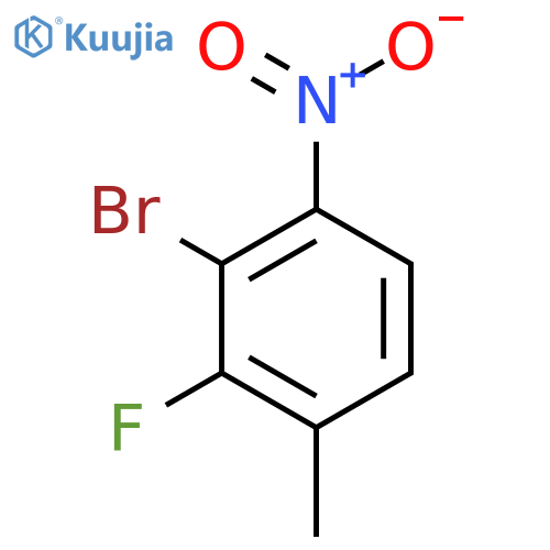 3-Bromo-2-fluoro-4-nitrotoluene structure