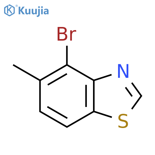 4-Bromo-5-methylbenzothiazole structure