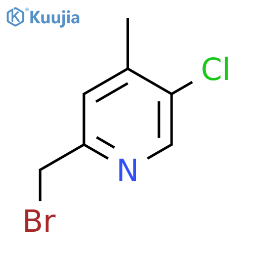 2-Bromomethyl-5-chloro-4-methylpyridine structure