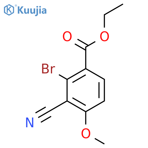 Ethyl 2-bromo-3-cyano-4-methoxybenzoate structure