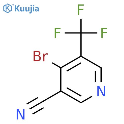 4-Bromo-5-(trifluoromethyl)nicotinonitrile structure