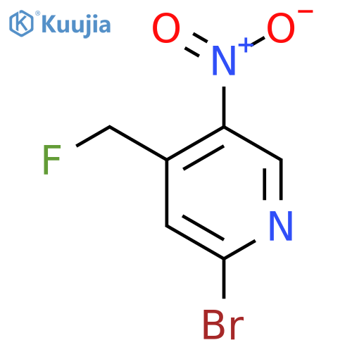 2-Bromo-4-fluoromethyl-5-nitropyridine structure