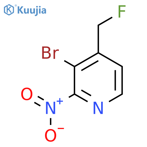 3-Bromo-4-fluoromethyl-2-nitropyridine structure