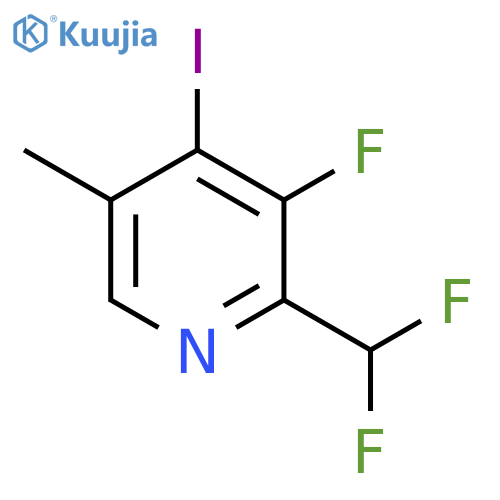 2-(Difluoromethyl)-3-fluoro-4-iodo-5-methylpyridine structure