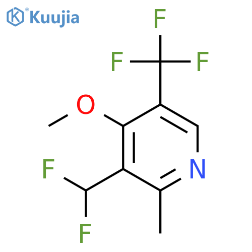 3-(Difluoromethyl)-4-methoxy-2-methyl-5-(trifluoromethyl)pyridine structure