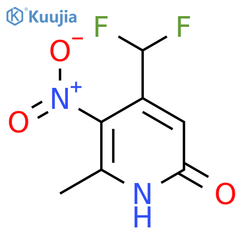 4-(Difluoromethyl)-6-hydroxy-2-methyl-3-nitropyridine structure