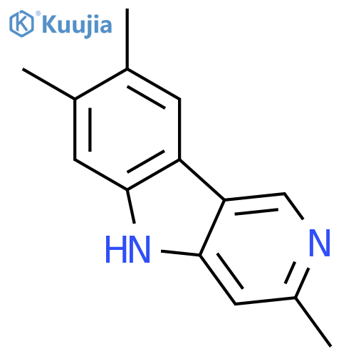 3,7,8-trimethyl-5H-pyrido[4,3-b]indole structure