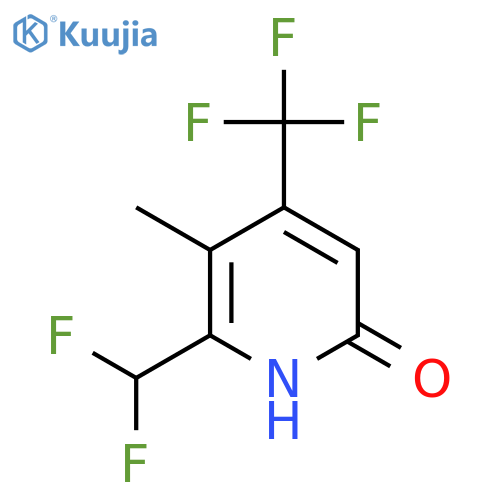 2-(Difluoromethyl)-6-hydroxy-3-methyl-4-(trifluoromethyl)pyridine structure