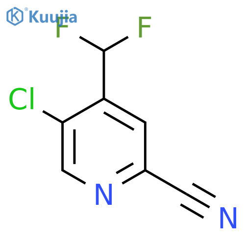 5-Chloro-2-cyano-4-(difluoromethyl)pyridine structure