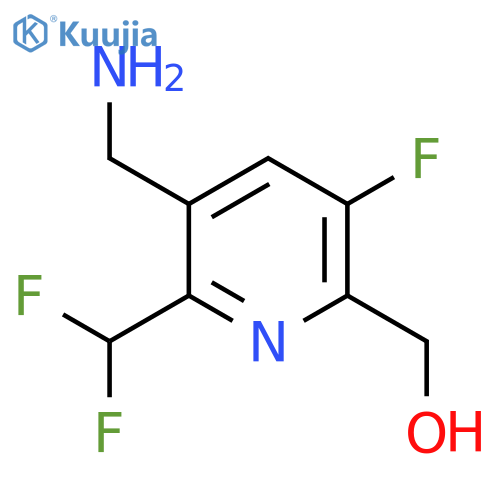 3-(Aminomethyl)-2-(difluoromethyl)-5-fluoropyridine-6-methanol structure