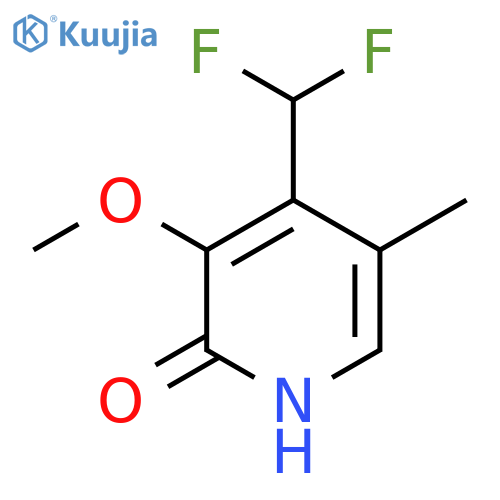 4-(Difluoromethyl)-2-hydroxy-3-methoxy-5-methylpyridine structure