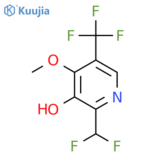 2-(Difluoromethyl)-3-hydroxy-4-methoxy-5-(trifluoromethyl)pyridine structure