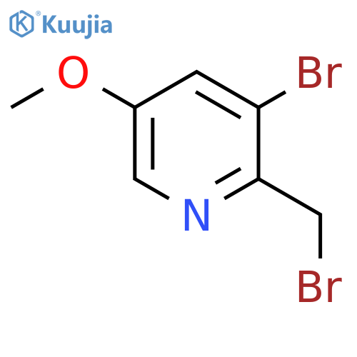 3-Bromo-2-bromomethyl-5-methoxypyridine structure