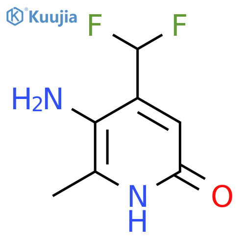 3-Amino-4-(difluoromethyl)-6-hydroxy-2-methylpyridine structure