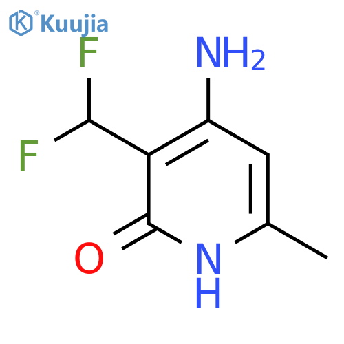 4-Amino-3-(difluoromethyl)-2-hydroxy-6-methylpyridine structure
